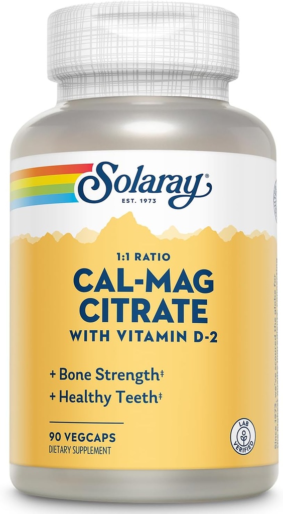 SOLARAY Cal-Mag Citrate p/D 2 1:1.