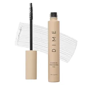 Gel d'amélioration des sourcils de beauté DIME, gel clair des sourcils pour promouvoir les sourcils plus pleins, plus épais, plus forts, 0,20 oz / 6 mL