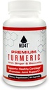 Premium Turcuma, Glucosamine, Ginger, Sulfate de Chondroïtine, Extrait de Boswellia, MSM, Biopérine, Quercetin et L-Meth - 60 Capsules