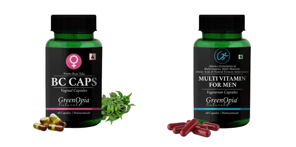 BC Caps Vaginal Multivitamins For Men Wellness Daily Vitality 60 CAPSULES