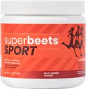 HumanN SuperBeets Sport Endurance pré-entraînement poudre, supplément d'oxyde nitrique, certifié NSF, stimulant et sans caféine, fait avec racine de betterave, cerise sauvage, 20 portions