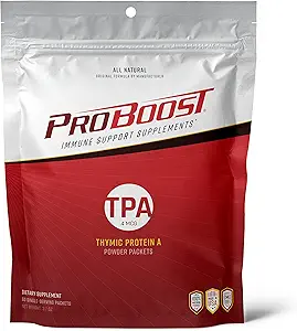 4 McG Thymic Protein A (TPA) Powder Packets - Tous naturels, non-OGM, Immune Regulation and Support Supplément - 60 Packets, 4 McG TPA/Serving