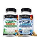 BioSchwartz Supplément de soutien respiratoire et immunitaire avec Quercetin (1 mois d'approvisionnement) Plus 17 en 1 supplément de soutien immunitaire avec antioxydants (1 mois d'approvisionnement)
