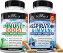 BioSchwartz Supplément de soutien respiratoire et immunitaire avec Quercetin (1 mois d'approvisionnement) Plus 17 en 1 supplément de soutien immunitaire avec antioxydants (1 mois d'approvisionnement)