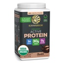 Poudre de protéines organiques à base de plantes Sunwarrior de Végétalienne Poudre de protéines organiques avec des acides aminés BCAA Plus Récupération Minéraux et botaniques
