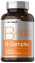 Complexe Horbäach Vitamine B-100: 100% de la valeur quotidienne: 300 comprimés: Supplément végétarien, sans OGM et sans gluten