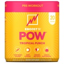 EBOOST POW Poudre pré-entraînement naturelle – 20 portions - Tropical Punch - Un supplément pré-entraînement pour la performance, le soutien de la mobilité conjointe, énergie, focus - Hommes et femmes - Non-OGM, sans gluten, sans créatine