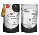 Meal Replacement Powder - 50 Servings | 20g in Each | 1kg | Convenient and Flavorful Meal Replacement Powder For Men And Women (Imported Ingredients) Pack of 2 (Coconut)