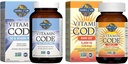 Jardin de la vie 50 et plus d'hommes aliments entiers crus Multivitamine, vitamine D3 5 000 UI et code de vitamine Ensemble de vitamines brutes