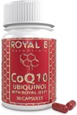 Ultra-Premium Co-enzyme Q10 avec Jelly Royal, Ubiquinol CoQ10 Capsules pour la santé cardiaque et la défense immunitaire, Supplément CoQ10 tout naturel fabriqué par Bees, 3000 mg, 30 Capsules Veggie