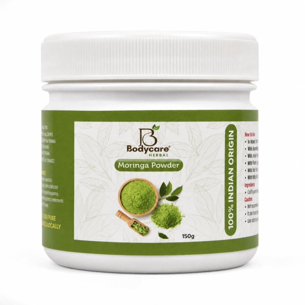 Moringa Powder - 150g, Essential Nutrition Superfood, Helps Naturally Boost Energy Levels, Improves Stamina & Vitality, Rich In Vitamins & Minerals
