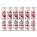 Apple Cider Vinegar Effervescent Tablets with Vitamin B6 & B12 | 750 mg | Plant-Based | Supports Digestion & Metabolism | Watermelon Flavour | 15 Tablets (Pack of 6)