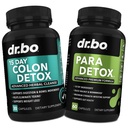 Colon Cleanser Detox & Intestinal Supplement - 15 jours Colon Cleanse Pills avec Probiotique, Wormwood, Noix Noire, Psyllium, Complexe Aloe - Suppléments de mouvement Bowel pour Stomach Bloating Gut Support