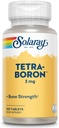 Solaray Tetra Boron 3mg Comprimés