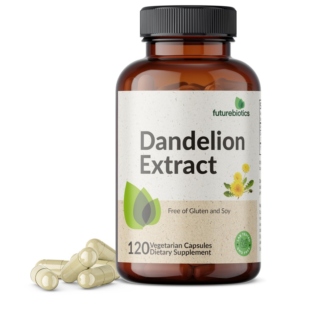 Futurebiotics Dandelion Extract Traditional Diuretic Herb, Non-GMO, 120 Vegetarian Capsules