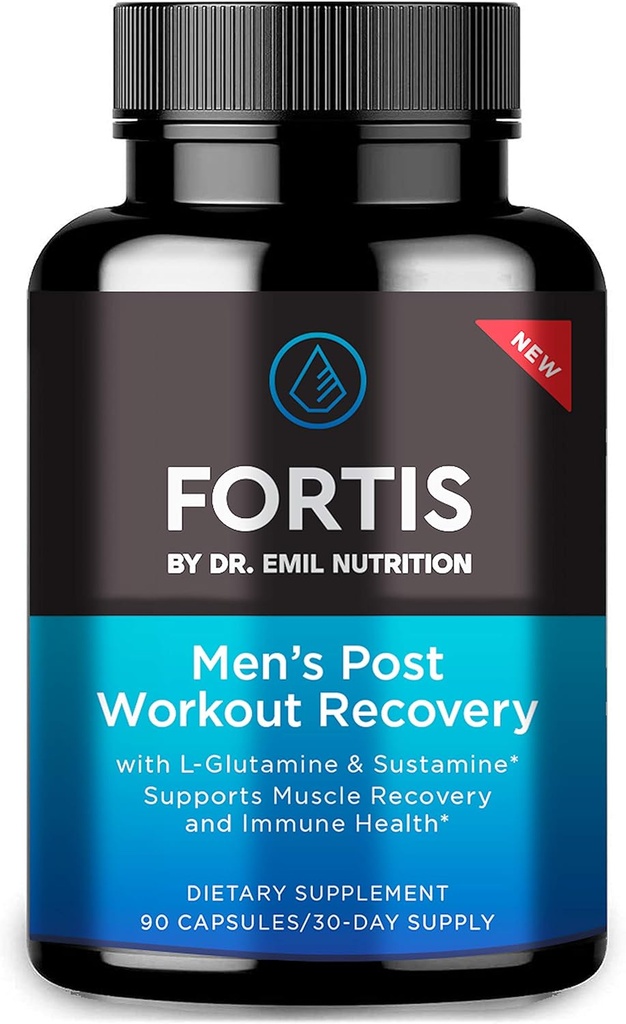 - Oui. EMIL NUTRITION Fortis après l'entraînement Capsule de récupération pour les hommes avec L-Glutamine et Sustamine pour soutenir la récupération musculaire et la santé immunitaire, 30 portions