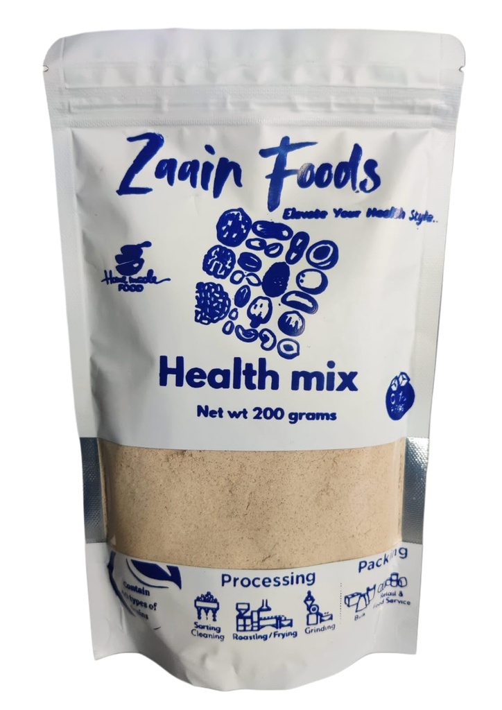 Zaain Health Mix 40 natural ingredients,added Zero Sugar. 100% Natural Nutrition 200g