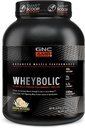 GNC AMP Poudre de protéines éprouvées cliniquement, 40g de protéines de lactosérum, BCAA, Leucine, Augmente la force musculaire, Bâtiment musculaire, 3ème partie testée, Sans gluten, Banana Milkshake, 25 portions