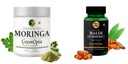 Moringa-oleifera-powder, Haldi-oil-vegetarian-capsules Combo | Convenient Nutrition & Wellness Routine | Multi-Product Pack