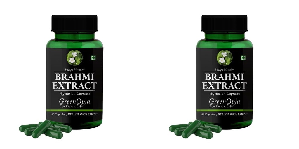 Brahmi-vegetarian-capsules, Brahmi-vegetarian-capsules Combo | Convenient Nutrition & Wellness Routine | Multi-Product Pack