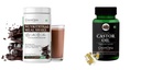 Nutritional-meal-shake-chocolate, Castor-oil-vegetarian-capsules Combo | Convenient Nutrition & Wellness Routine | Multi-Product Pack