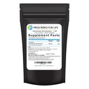 Prescription pour la vie Potassium Bicarbonate en poudre, pur USP et de qualité alimentaire Potassium Bicarbonate pour plantes, vinification, et cuisson, poudre cristalline, 39% K (1lb)