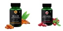 Haldi-oil-vegetarian-capsules, Cranberry-d-mannose-hibiscus-capsules Combo | Convenient Nutrition & Wellness Routine | Multi-Product Pack
