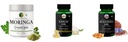 Moringa-oleifera-powder, Garlic-oil-vegetarian-capsules, Flax-seed-oil-vegetarian-capsules Combo | Convenient Nutrition & Wellness Routine | Multi-Product Pack