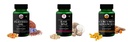 Flax-seed-oil-vegetarian-capsules, Ease-spaz-vegetarian-capsules, Curcumin-c3-piperine-vegetarian-capsules Combo | Convenient Nutrition & Wellness Routine | Multi-Product Pa