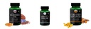 Flax-seed-oil-vegetarian-capsules, Fish-oil-capsules, Curcumin-c3-piperine-vegetarian-capsules Combo | Convenient Nutrition & Wellness Routine | Multi-Product Pack