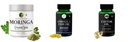 Moringa-oleifera-powder, Fish-oil-double-strength, Castor-oil-vegetarian-capsules Combo | Convenient Nutrition & Wellness Routine | Multi-Product Pack
