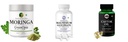 Moringa-oleifera-powder, Magnesium-glycinate-forte-tablets, Castor-oil-vegetarian-capsules Combo | Convenient Nutrition & Wellness Routine | Multi-Product Pack