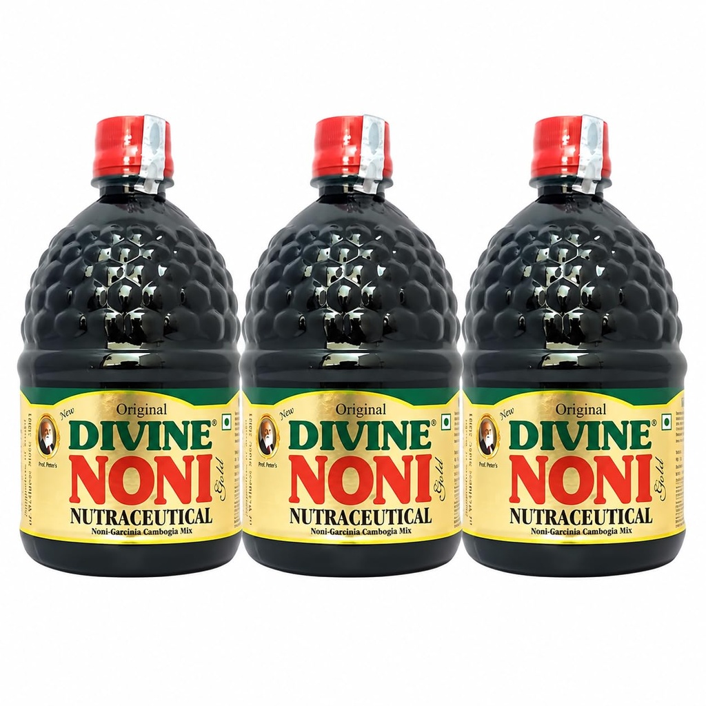 Divine Noni Gold Liquid Supplement 800 ml - Pack of 3