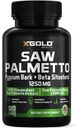 X Gold Health Saw Palmetto Prostate Supplément pour les hommes Pygeum Bark.