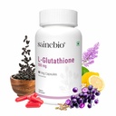 Sainebio L-Glutathione 500 mg – Antioxidant Complex with Vitamin C, E, Alpha Lipoic Acid, Grape Seed Extract & Hyaluronic Acid – Balanced Daily Supplement – 60 Capsules