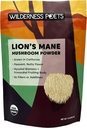 Poètes sauvages, Poudre de champignons de lions biologiques - California Grown - Bulk Size (16 Ounce - 1 Livre)