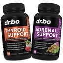 DR. BO Thyroïde Suppléments adrénaux pour les femmes et les hommes