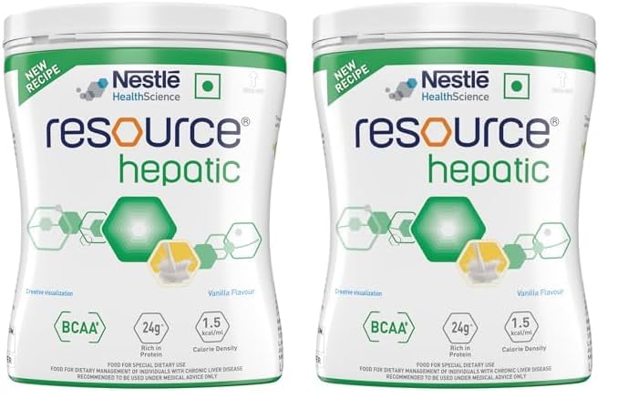 RESOURCE Nestle Hepatic 400G Pet Jar Pack (Vanilla Flavour) (Pack of 2)