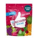 FlavCity Fruit Punch Electrolytes Powder Packets - 28 Packs d'hydratation - Pas de sucre ajouté - Poudre d'hydratation avec des fruits réels et du sel de mer non raffiné - Keto & sans gluten (28 Stick Packs)