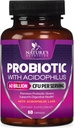 Probiotiques 60 milliards d'UFC par portion - 10 souches + prébiotiques - Santé digestive, Gut & Immune Support - Supports Constipation occasionnelle, gaz et ballonnement pour les femmes et les hommes Plateau stable - 60 capsules