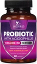 Probiotiques 60 milliards d'UFC par portion - 10 souches + prébiotiques - Santé digestive, Gut & Immune Support - Supports Constipation occasionnelle, gaz et ballonnement pour les femmes et les hommes Plateau stable - 60 capsules