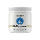 NatureBell D Poudre de mannose, 12 oz Instantanée pour l'absorption maximale – Nettoyage à action rapide – Soutien de la santé du système urinaire et de la vésicule – Impuretés UTI – Non-OGM, Vegan