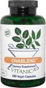 Vitanica OvaBlend - Santé ovarienne et équilibre hormonal pour les femmes - Supplément de soutien endocrinien avec racine de Sarsaparilla et NAC - Supplément alimentaire à base de plantes pour les femmes - Pro Logo - 180 Caps végétaliens