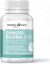 Soins de santé Ginkgo Biloba 2000mg 100 Capsules Australian Made