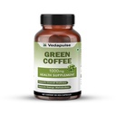 Green Coffee Herbs Extract Capsules, 1000mg, 90 Veg Capsules, with Grape Seed, Cinnamon, Basil, Black Pepper