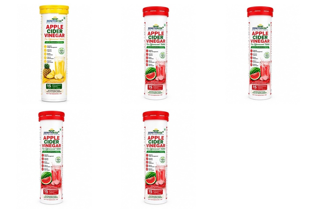 Zenithrise Plus Combo ACV Pineapple 1 + ACV Watermelon 4 (5 pcs)