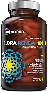 100 milliards de probiotiques - Probiotique de 15-Strain pour les femmes et les hommes, DRCaps Retard de libération, Prébiotiques, L-Glutamine, Pectine de pomme, Gut Doublure Support, Étagère stable, Non-OGM, 60 Capsules Vegan pour adultes