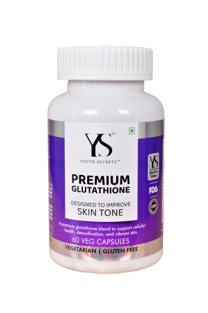 Glutathione Complex – Advanced Antioxidant & Skin Brightening Support with B Vitamins – Promotes Detox, Cellular Health & Even Skin Tone – 60 Capsules