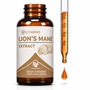 Lions Mane Liquid - Lions Mane Teinture pour Mémoire, Focus & Clarity - Lions Mane Supplément - Lions Mane - Lions Mane Supplément Champignon - Nootropics Supplément Soutien Cerveau - (1 Pack)