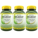 MigreLief Original Formule Triple Thérapie avec Puracol, 60 Compte (paquet de 3)